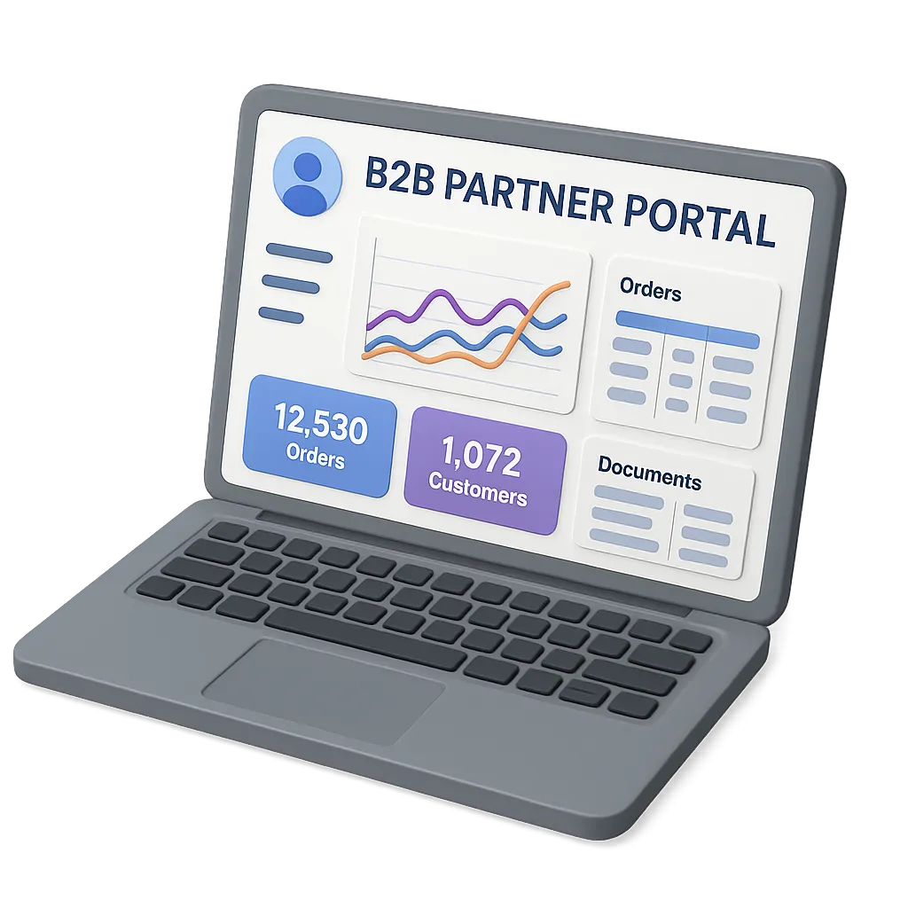 B2B partner portal B2B partner portal