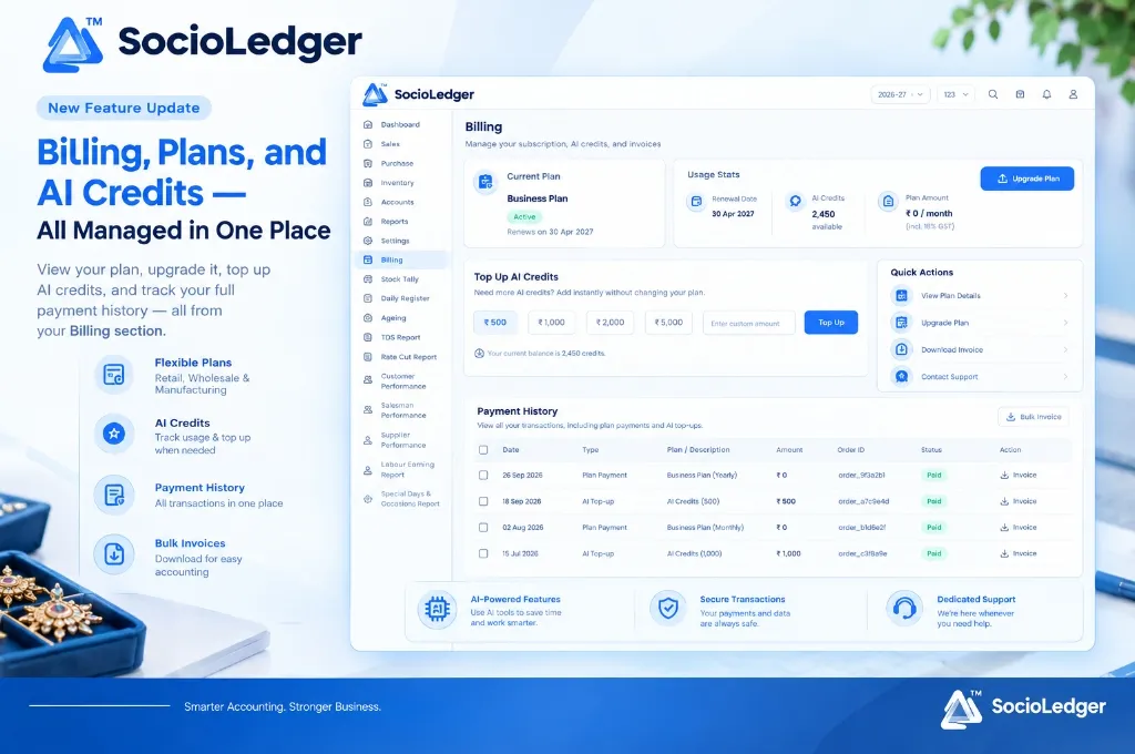 Billing, Plans, and AI Credits — All Managed in One Place