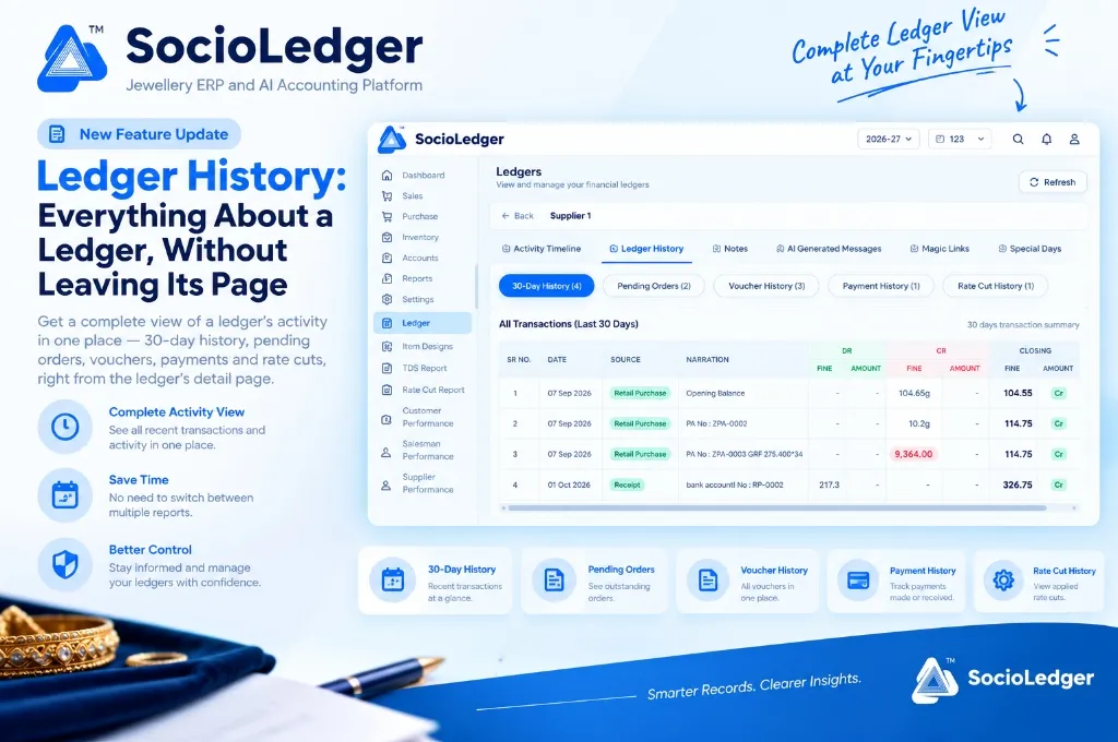 Ledger History: Everything About a Ledger, Without Leaving Its Page